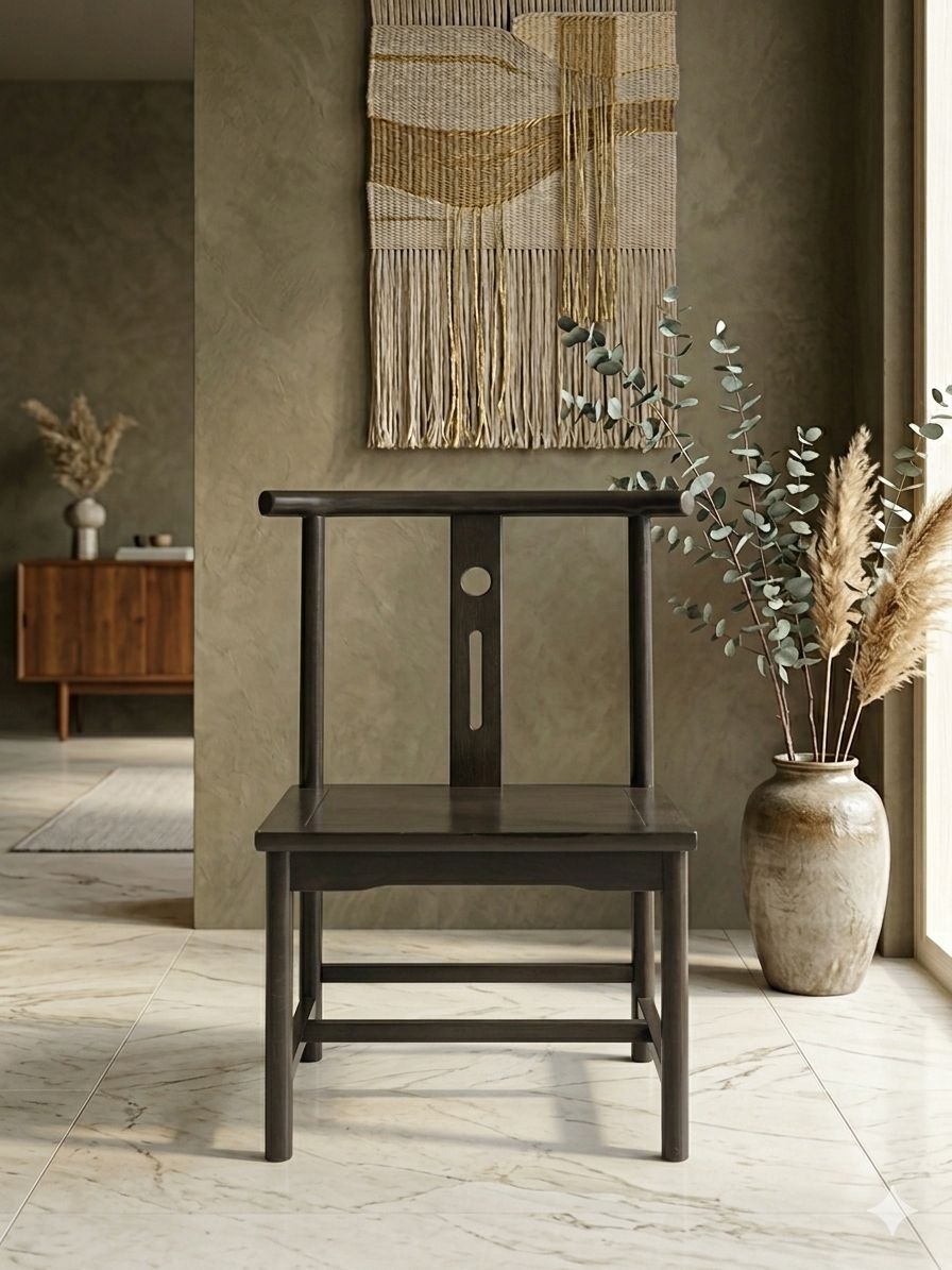 Silla Oriental de Madera - Imagen 3